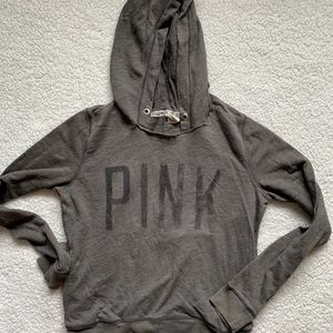 Pink woman’s gray hoodie size medium